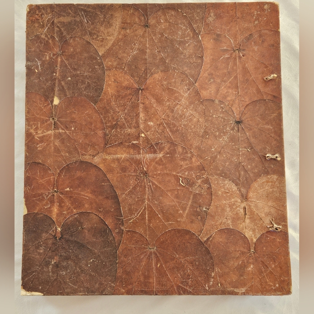 Photo Album Tropical Palm Trees Natural Fiber Pages Binding Cover Bahamas Hawaii - Picture 10 of 13
